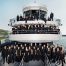 Bodensee Philharmonie auf Schiffsbug